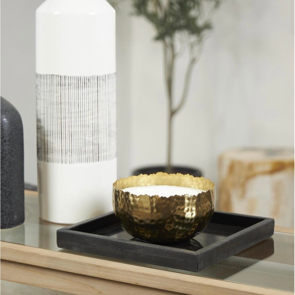 Gold Metal Mint Scented Candle UMA