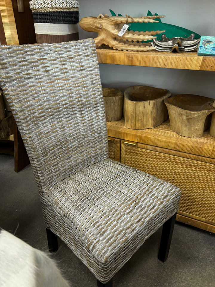 Woven White Dining Chair Broward Design Center