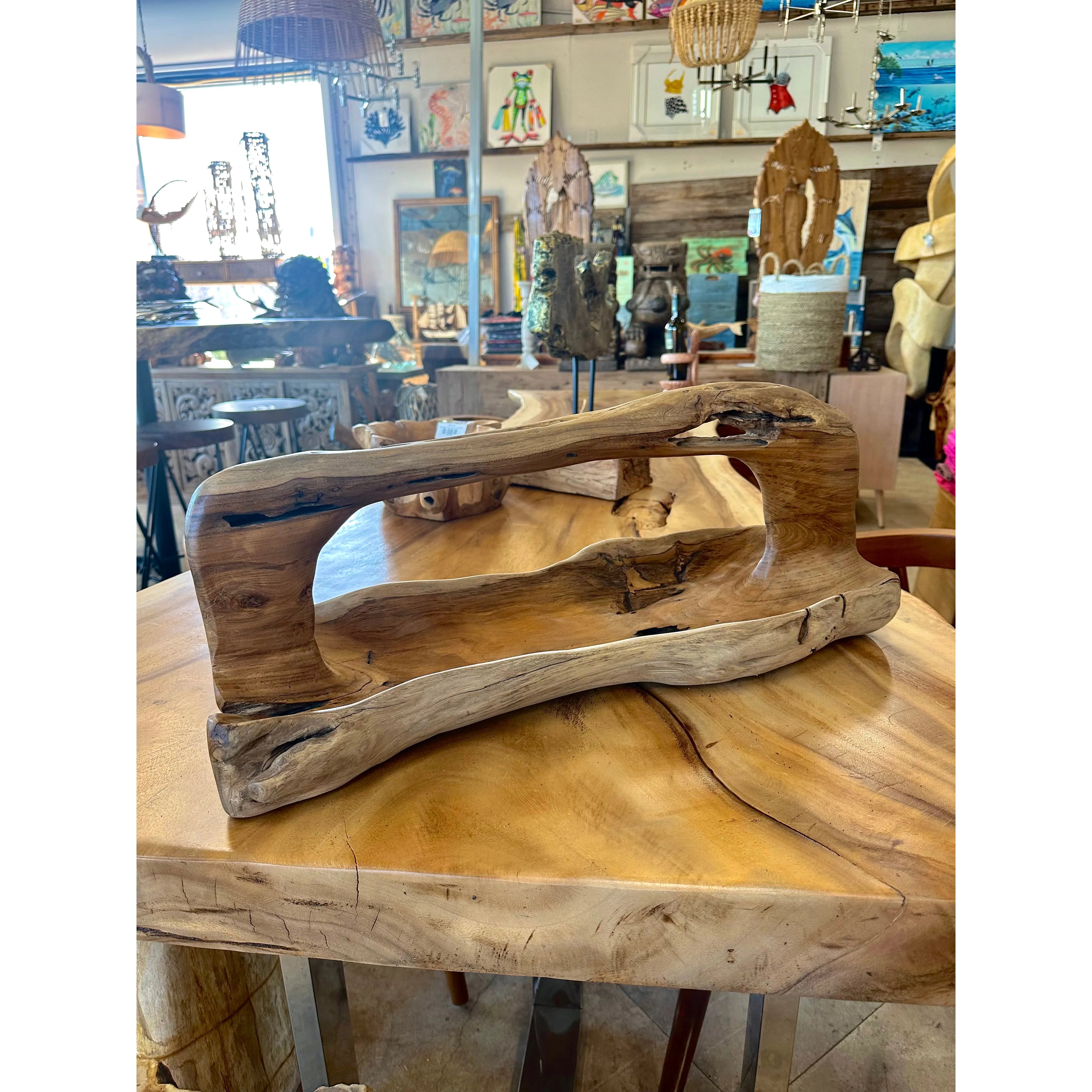 Teak Tray with Handle Anteak