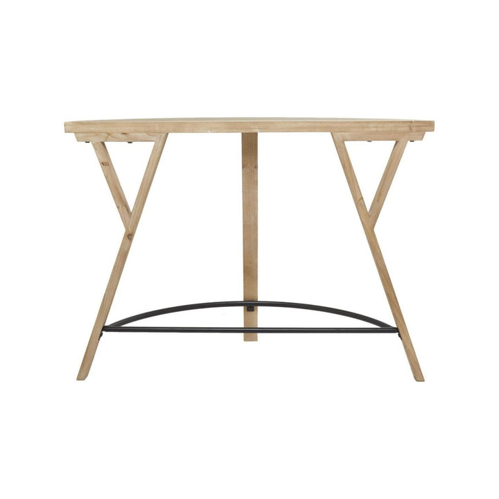 Wood Half Moon Console UMA