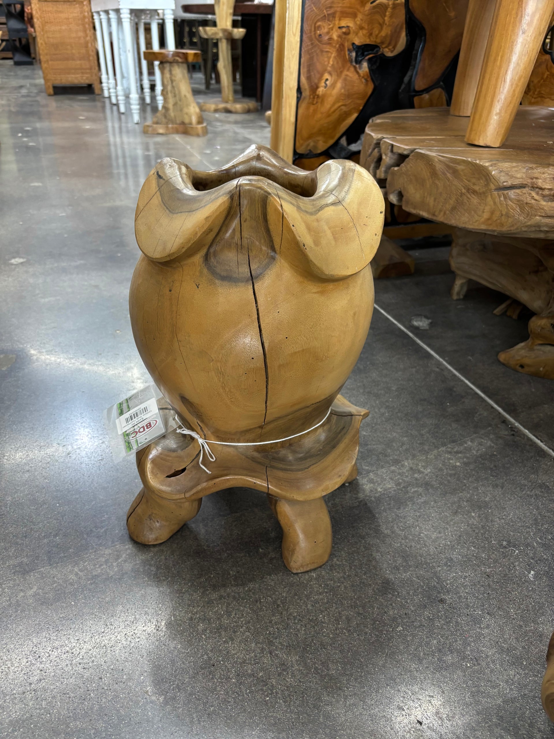 Unique Teak Pot/Planter Broward Design Center