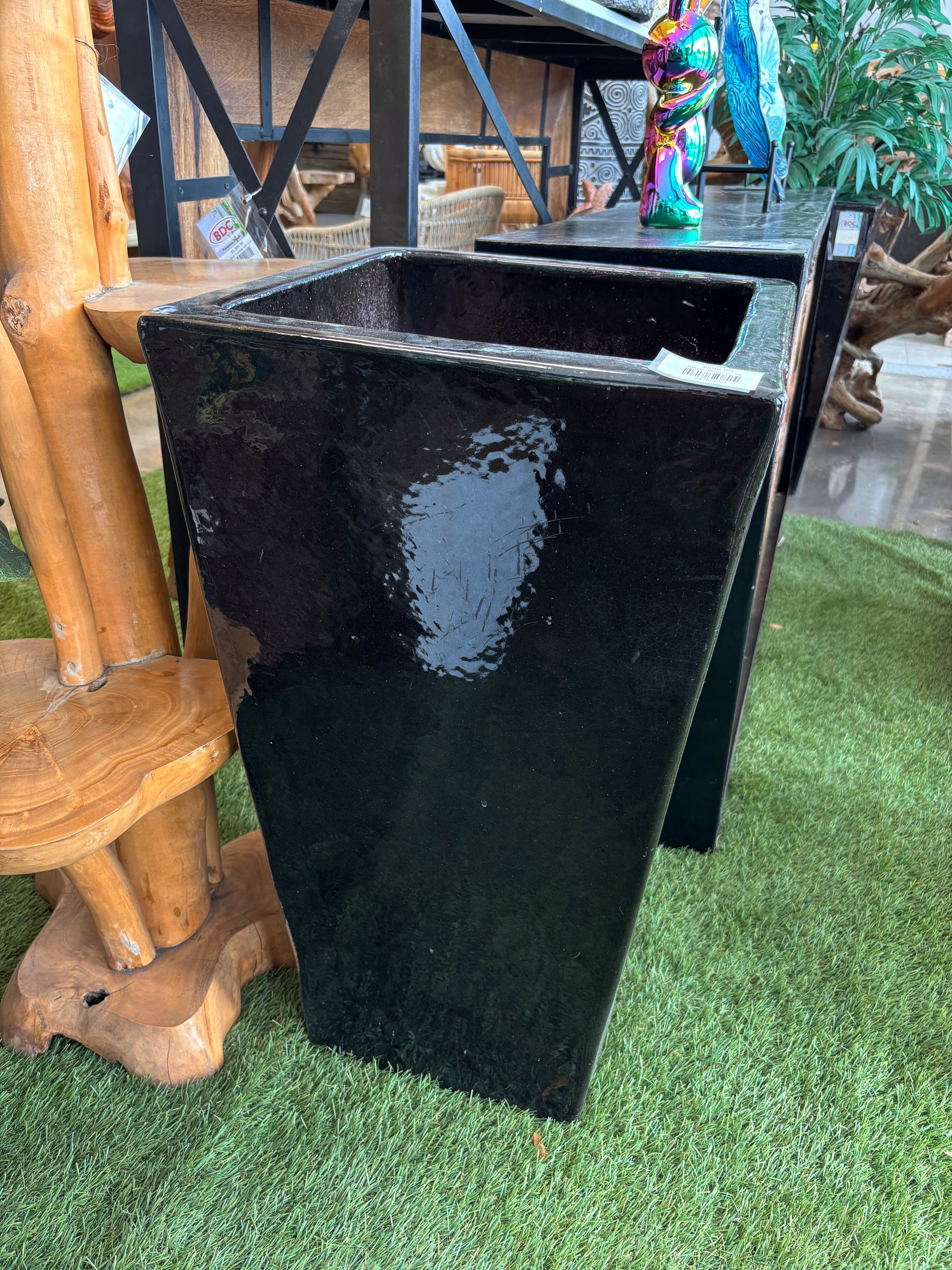 Black Terrazzo Pot Broward Design Center