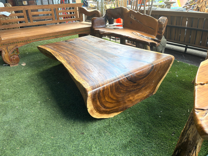 SUAR ONE PIECE SOLID COFFEE TABLE (A) Anteak