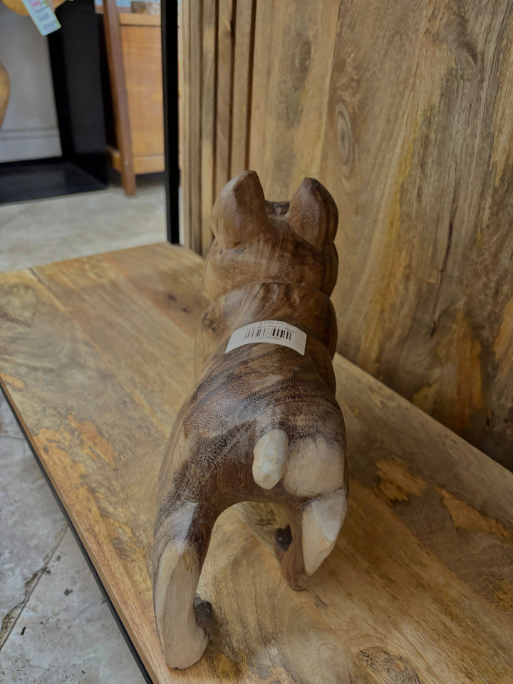 Hand Carved Bulldog (Large) Broward Design Center