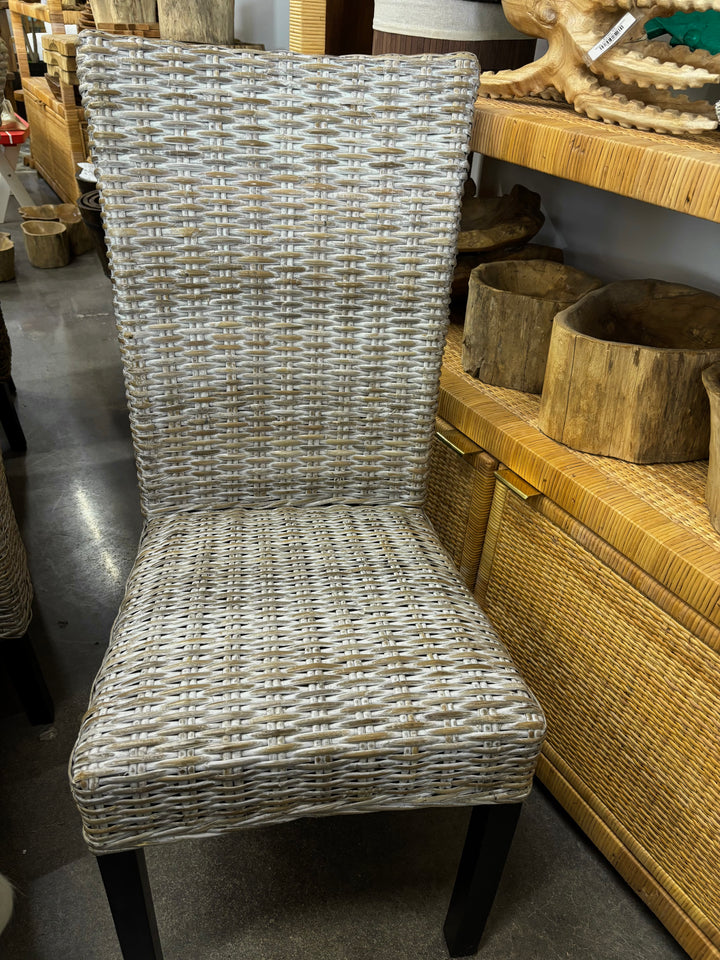 Woven White Dining Chair Broward Design Center
