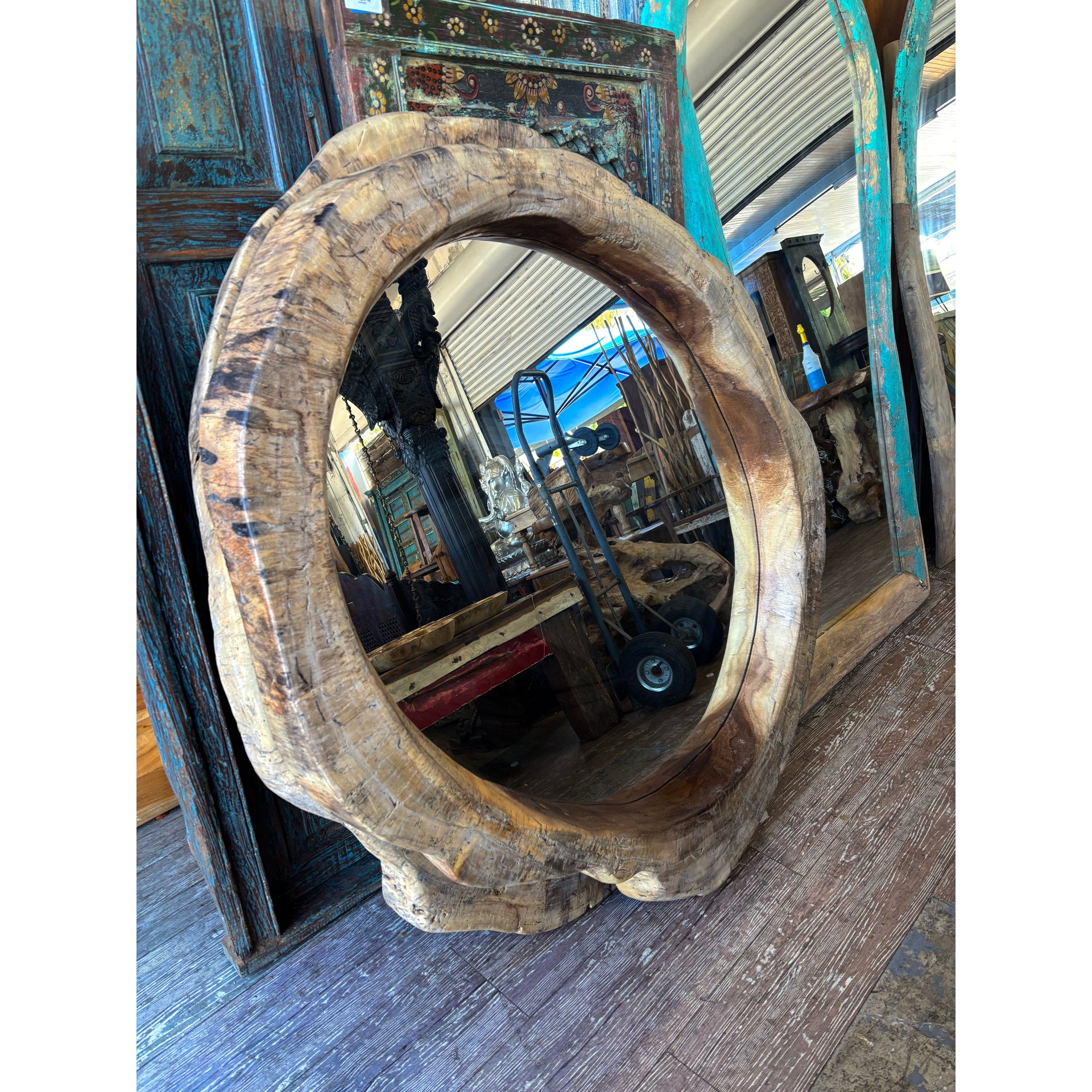 Erosion Mirror XL – Suar Wood Indonesia Sourcing