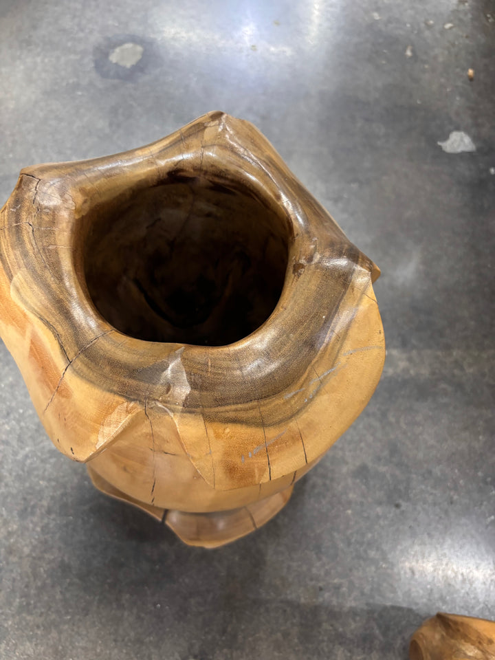 Unique Teak Pot/Planter Broward Design Center