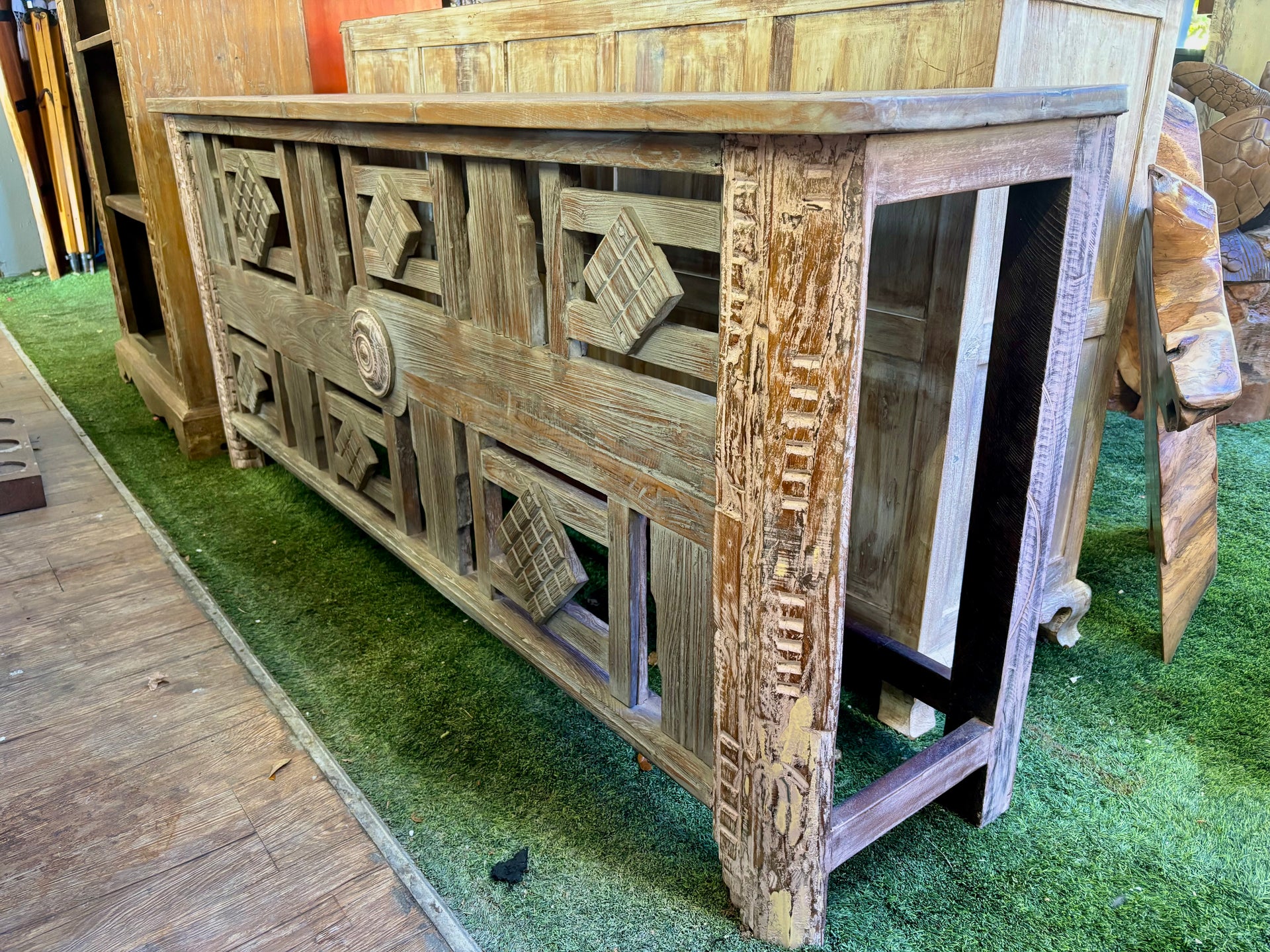 W/D Console Table - 77 x 17 x 33 in India Sourcing