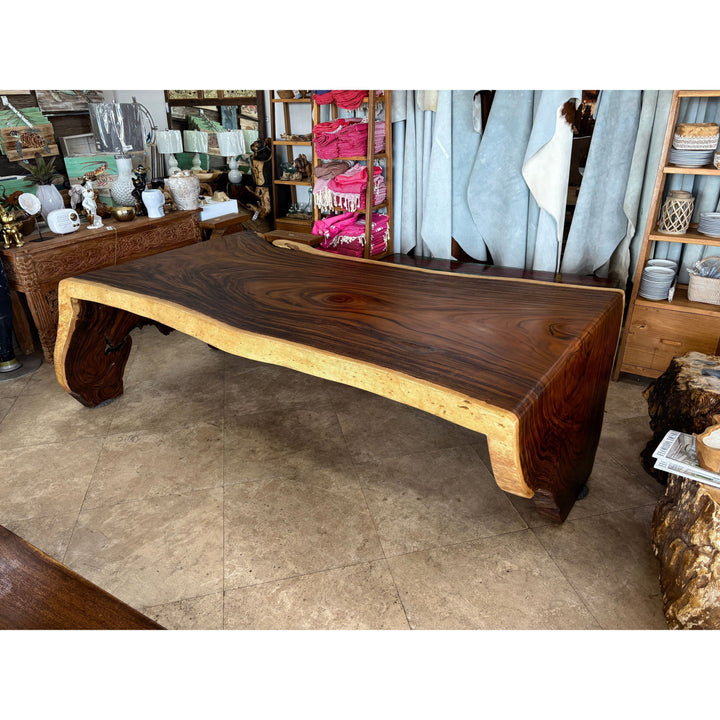 U SHAPE SOLID ONE PIECE SUAR DINING TABLE Anteak