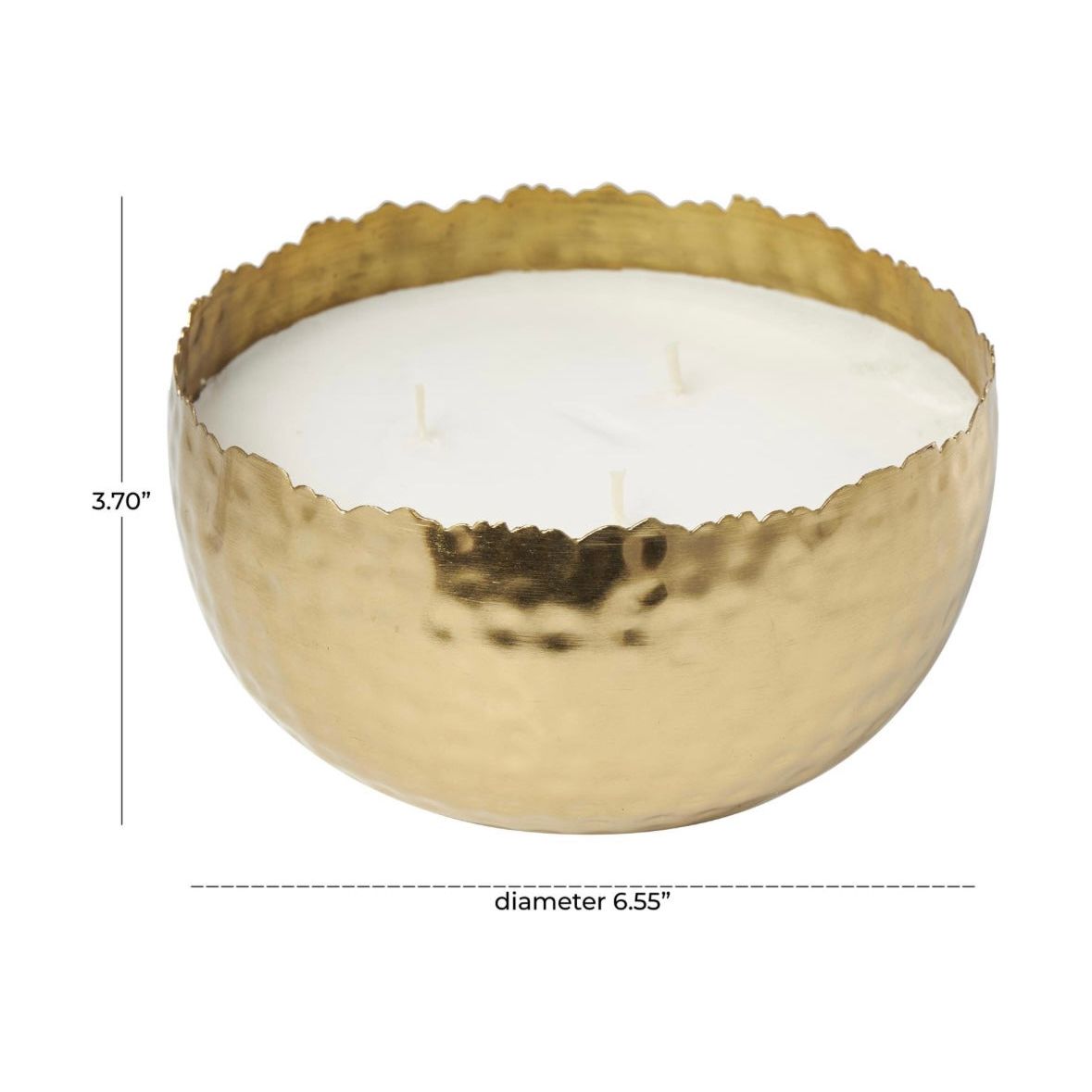 Gold Metal Mint Scented Candle UMA