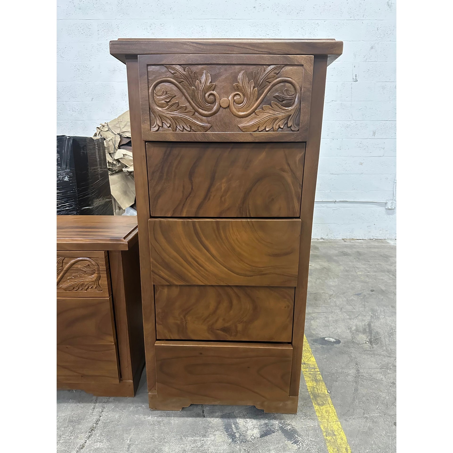 Balinese Carved Dresser (B) Anteak