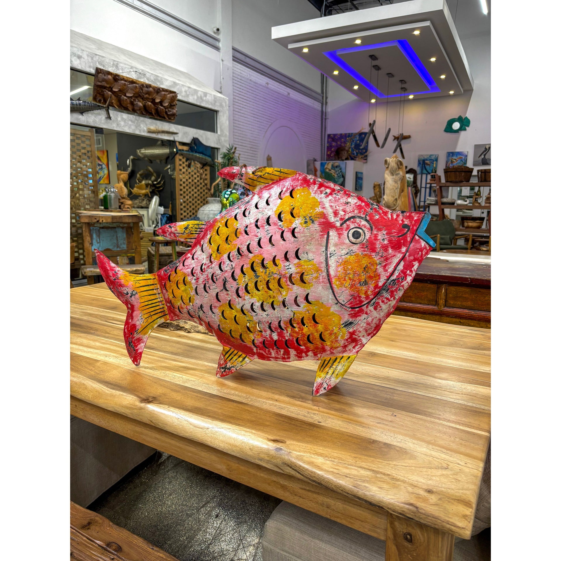 Hanging Metal Fish The Broward Design Center