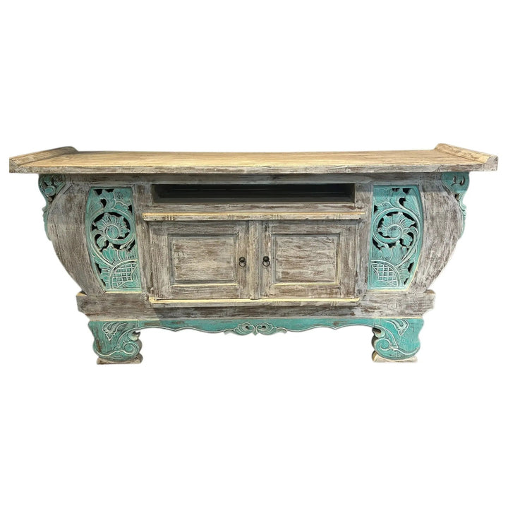 White Wash & Turquoise Broward Design Center