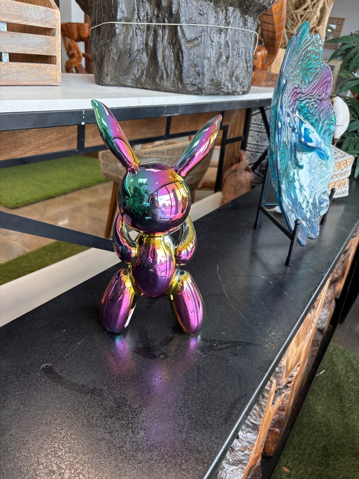 Multi Colored Ceramic Rabbit UMA