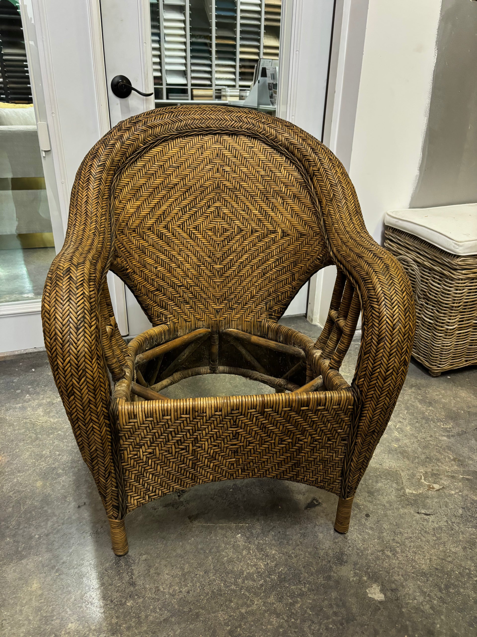 Key Largo Rattan Chair Broward Design Center
