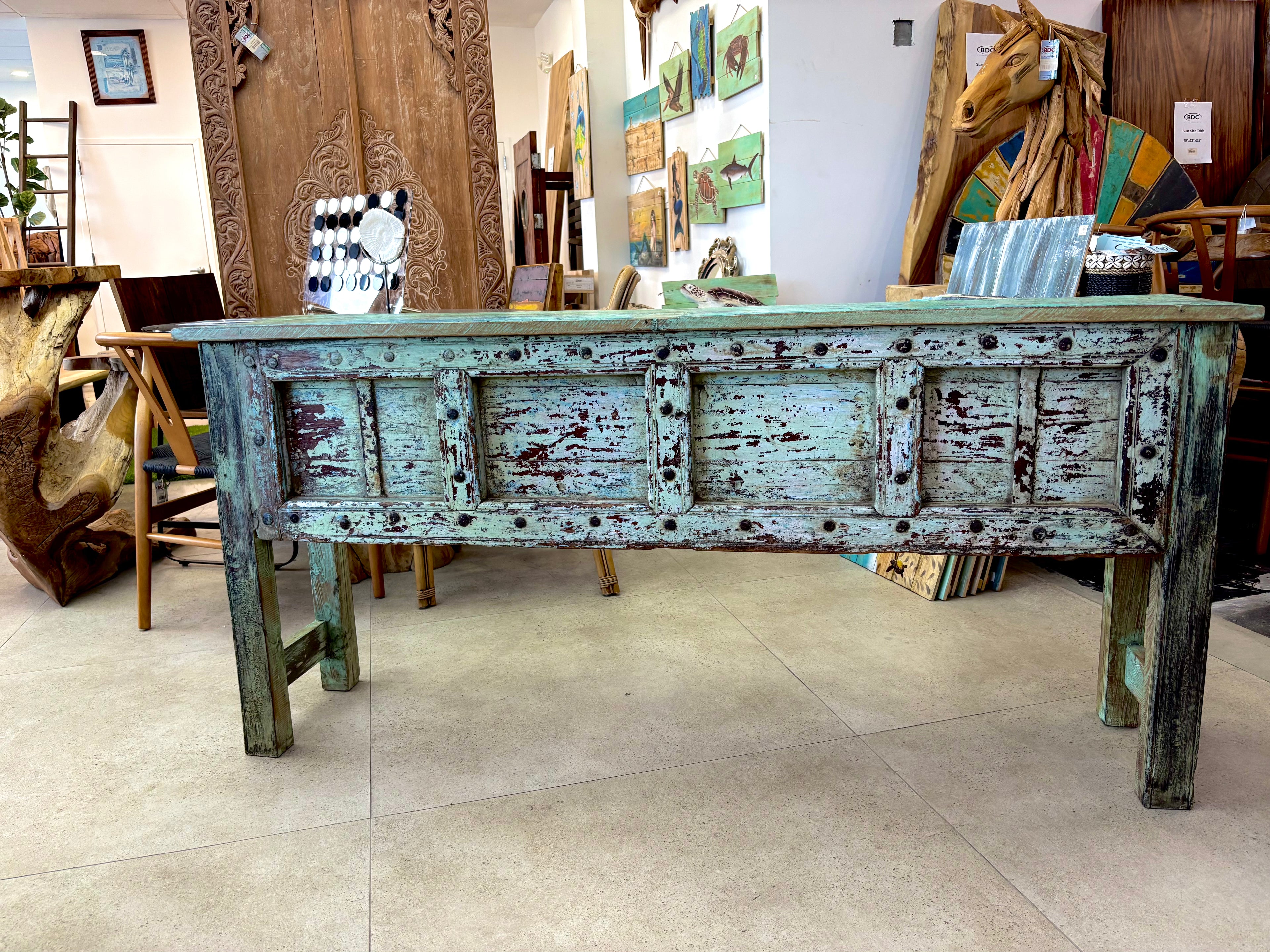 Turquoise Console India Sourcing