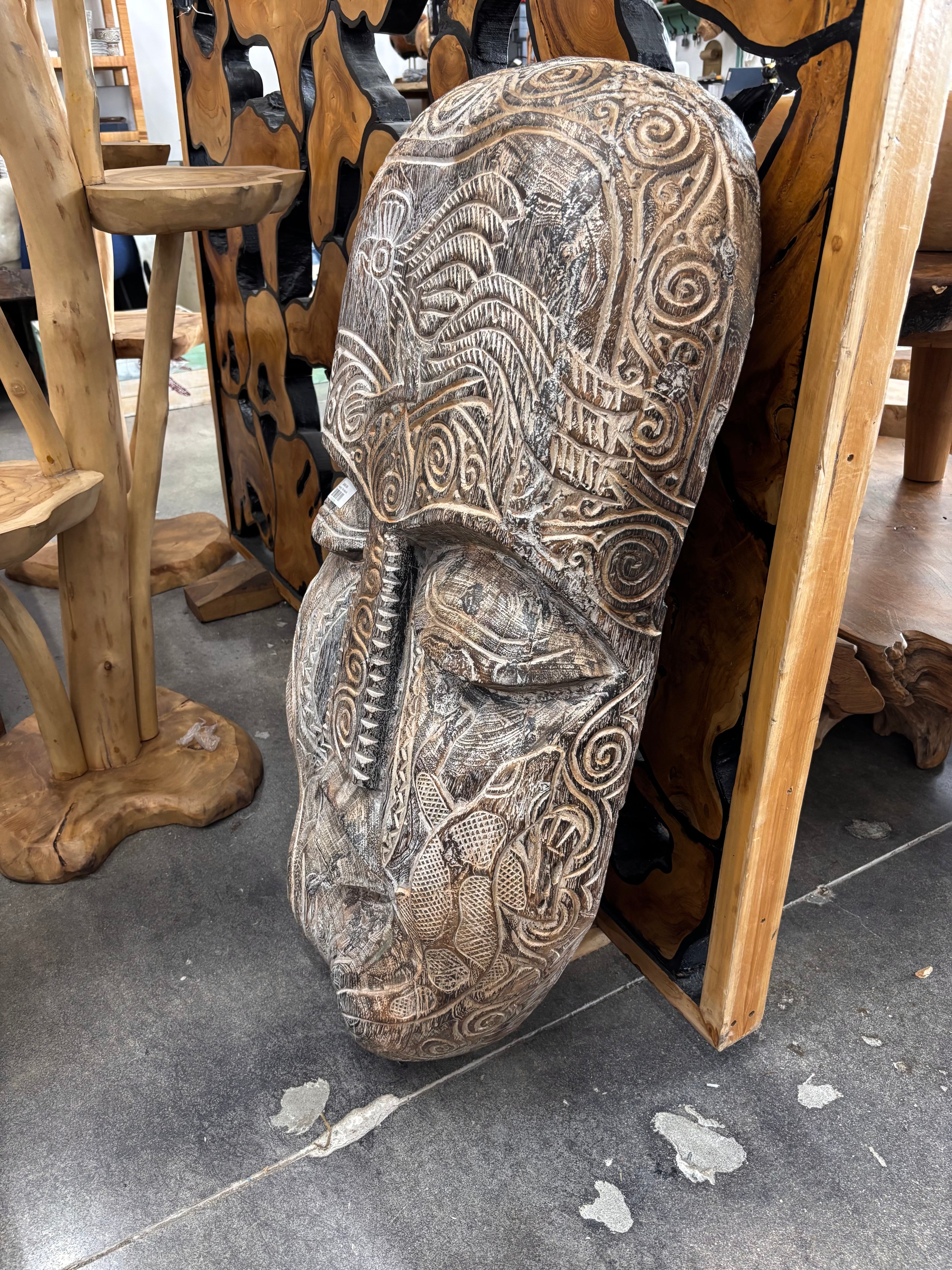 Hanging Tiki Mask (A) Broward Design Center