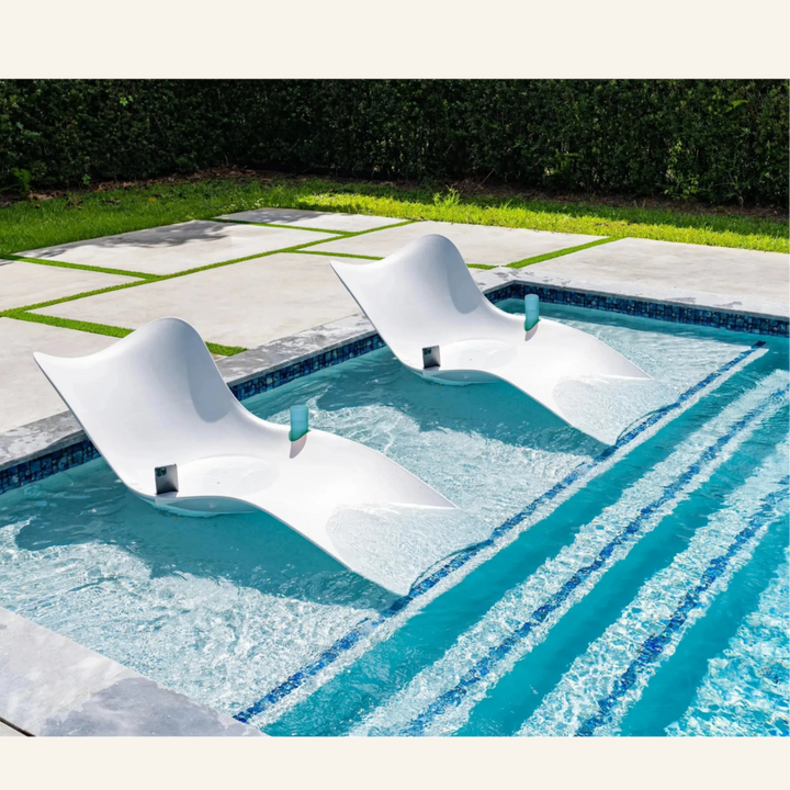 Ocean in Pool Chaise Chair Pelican reef