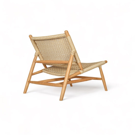 Teak & Rope Lounge Chair