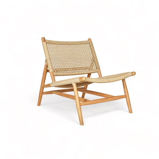 Teak & Rope Lounge Chair