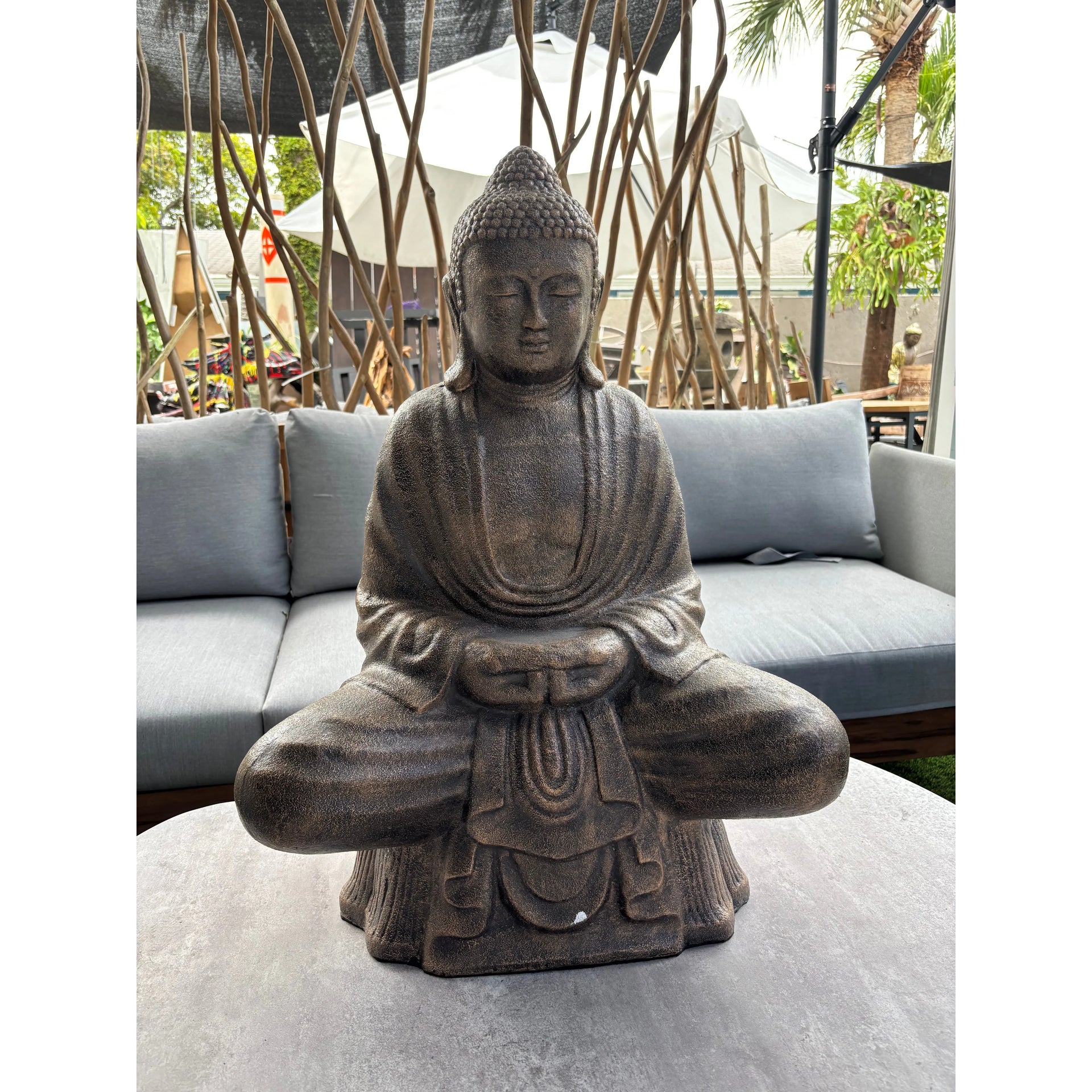 GRC Sitting Buddha 30” Broward Design Center