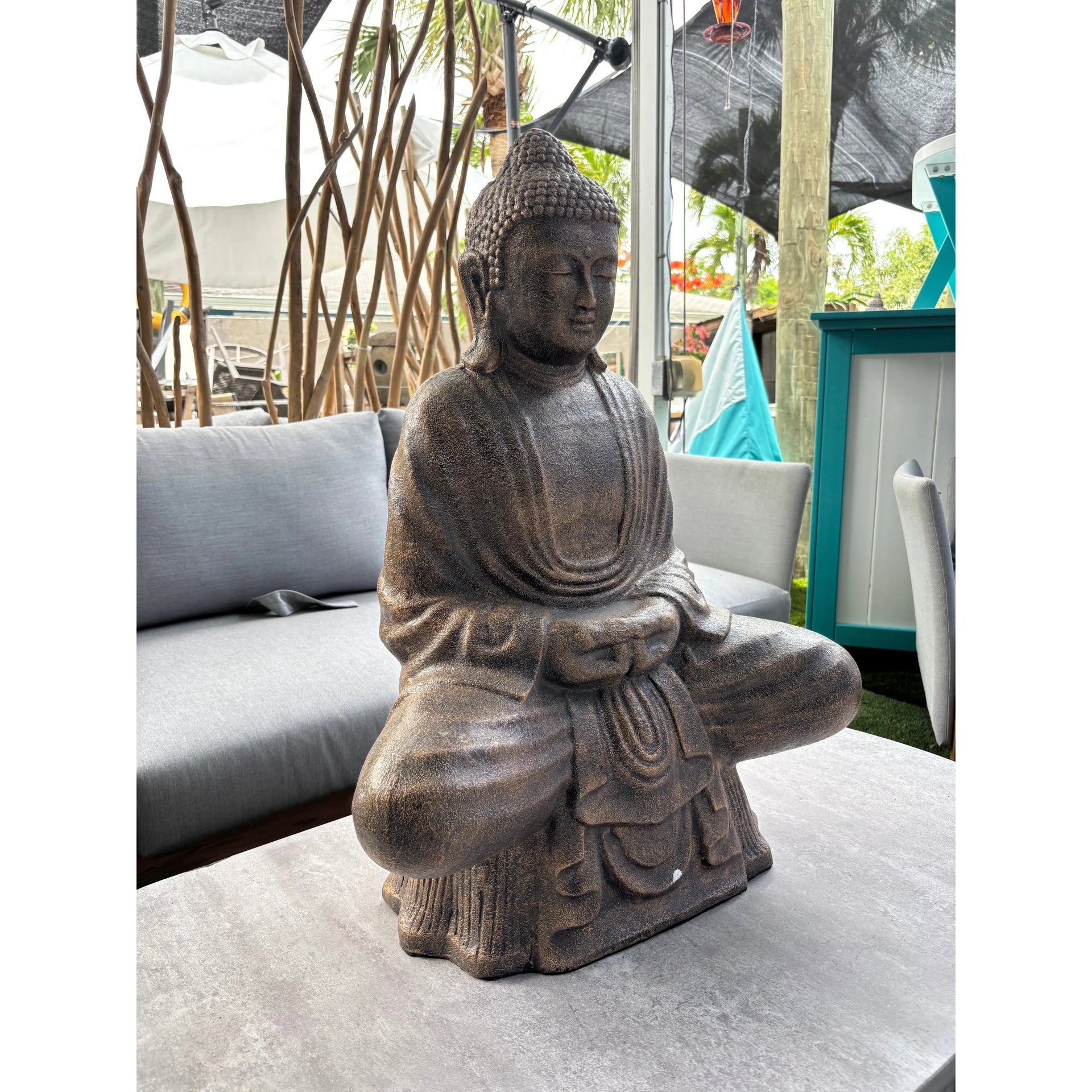 GRC Sitting Buddha 30” Broward Design Center