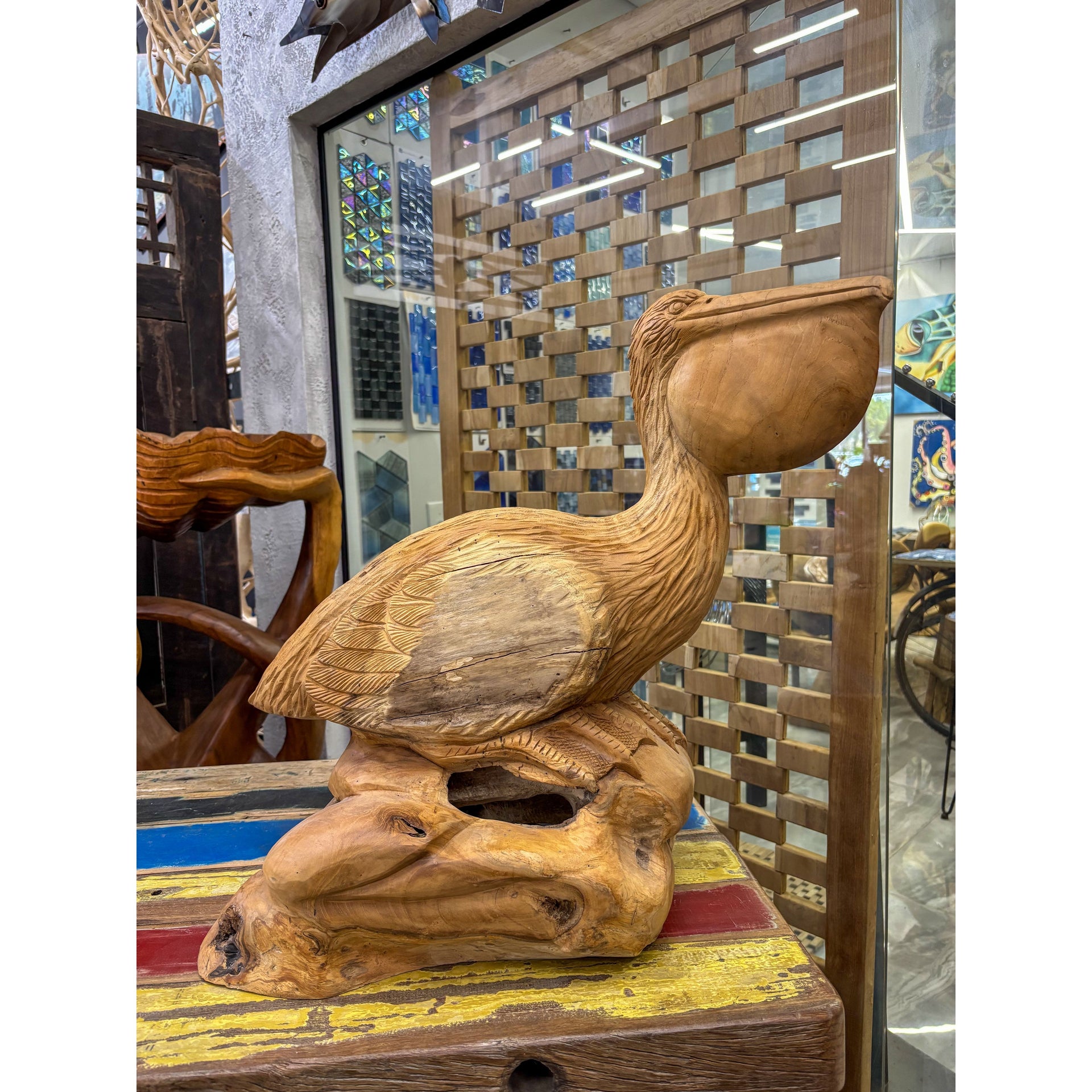 Teak Pelican The Broward Design Center