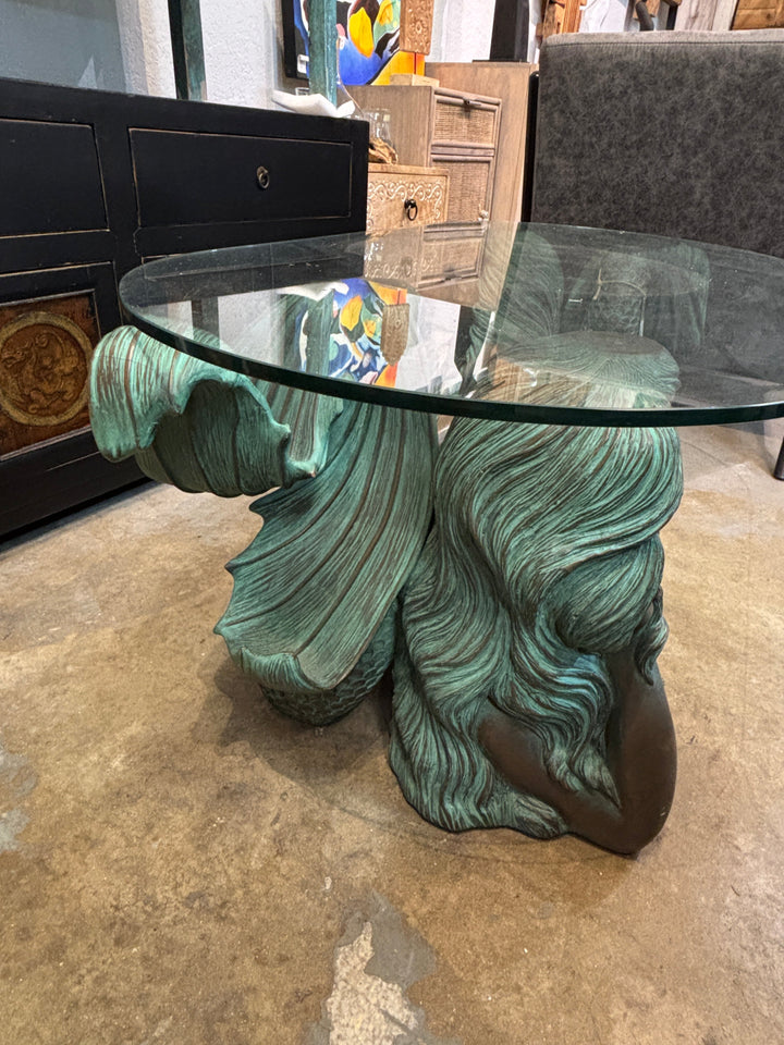 Mermaid Sisters Coffee Table Verde Bronze Cool nauticals/ tropicals