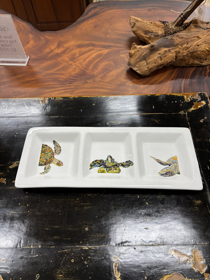 Divided Tray With Turtles The Broward Design Center