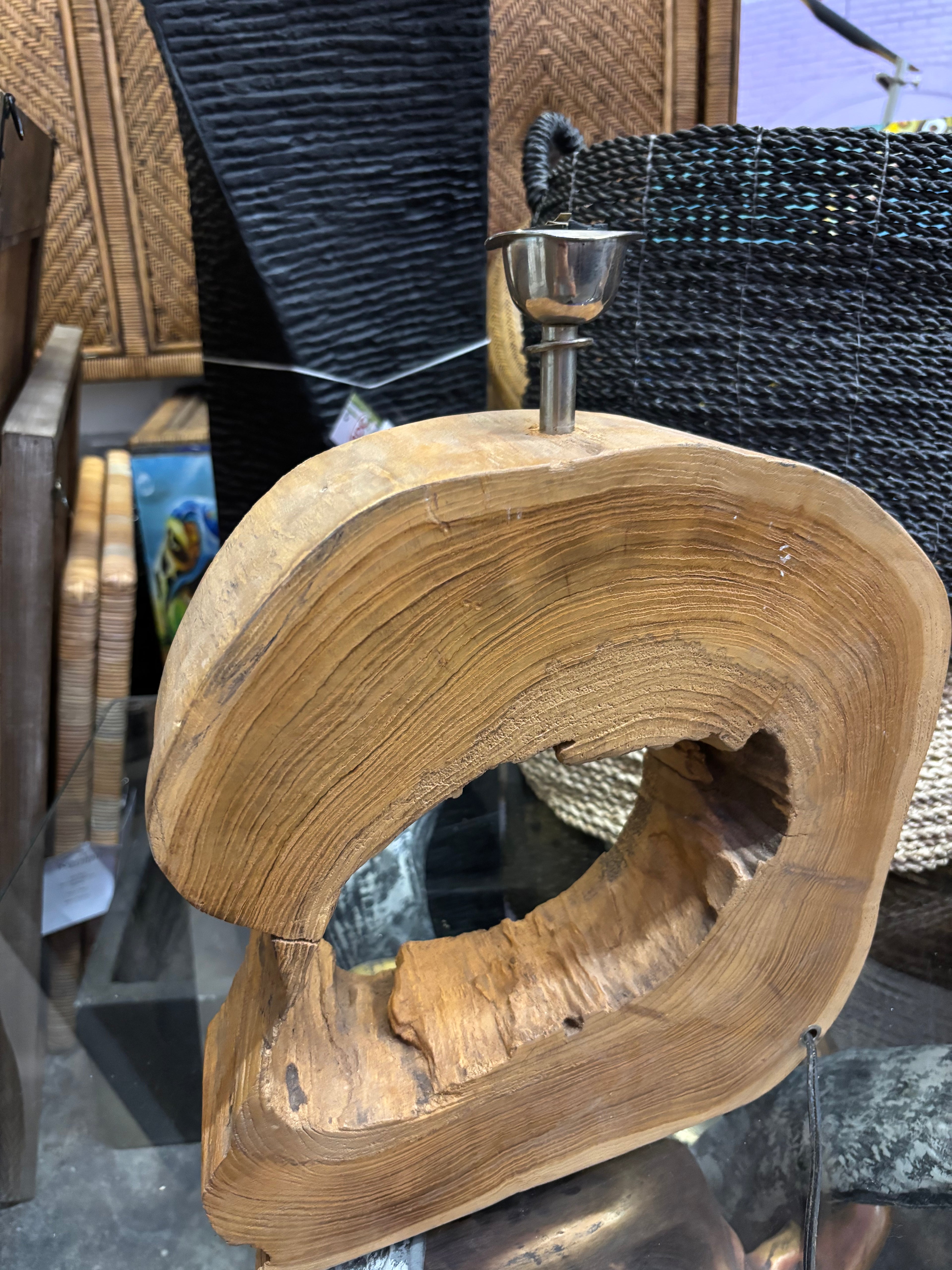 Teak Table Lamp Broward Design Center