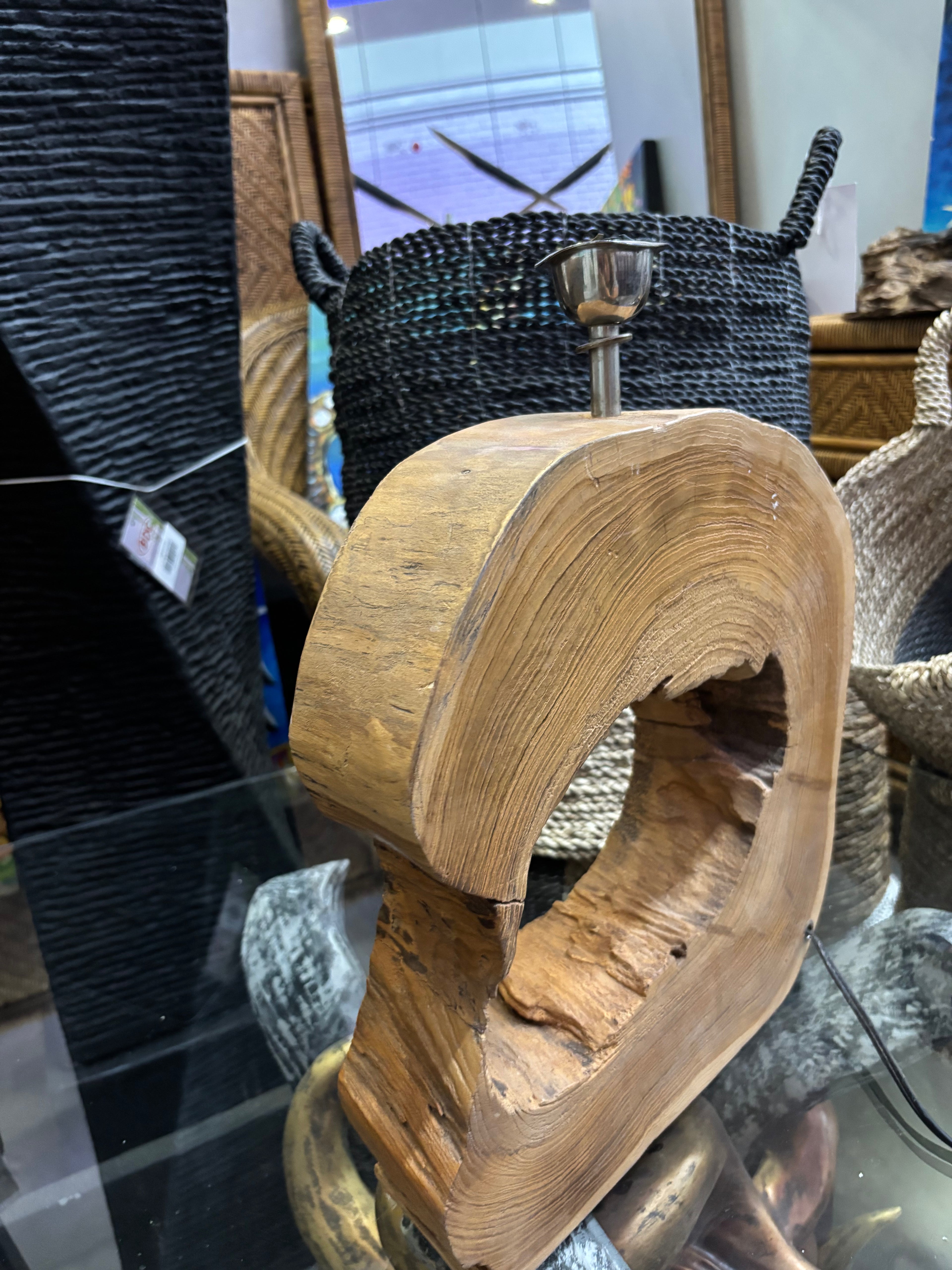 Teak Table Lamp Broward Design Center