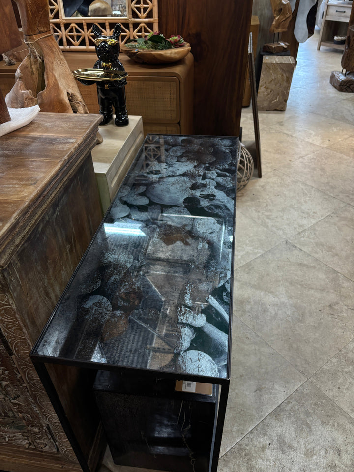 Skull Design Glass Table The Broward Design Center