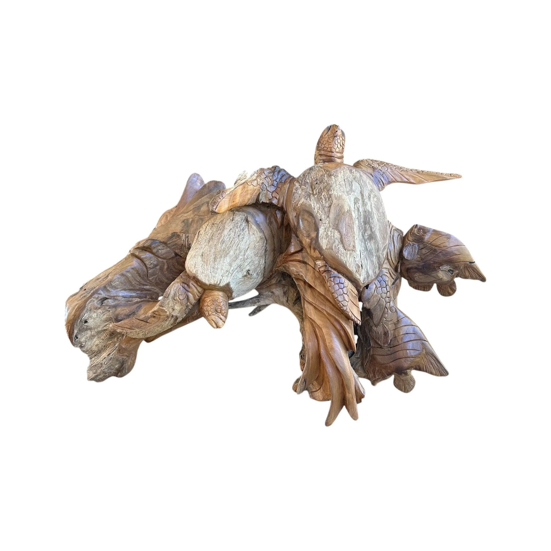 Nautical Teak Carving Anteak