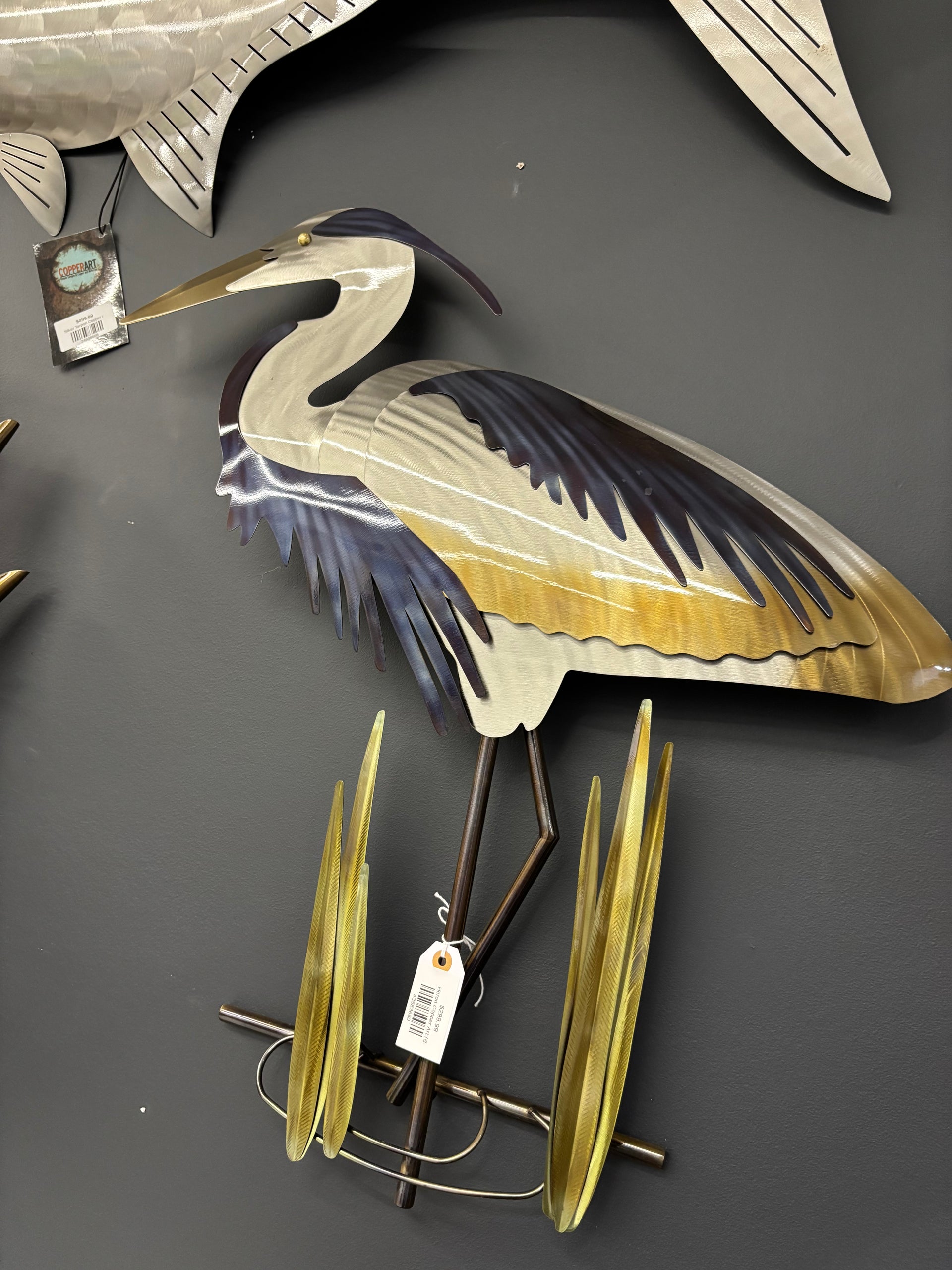 Heron Copper Art (B) copperart