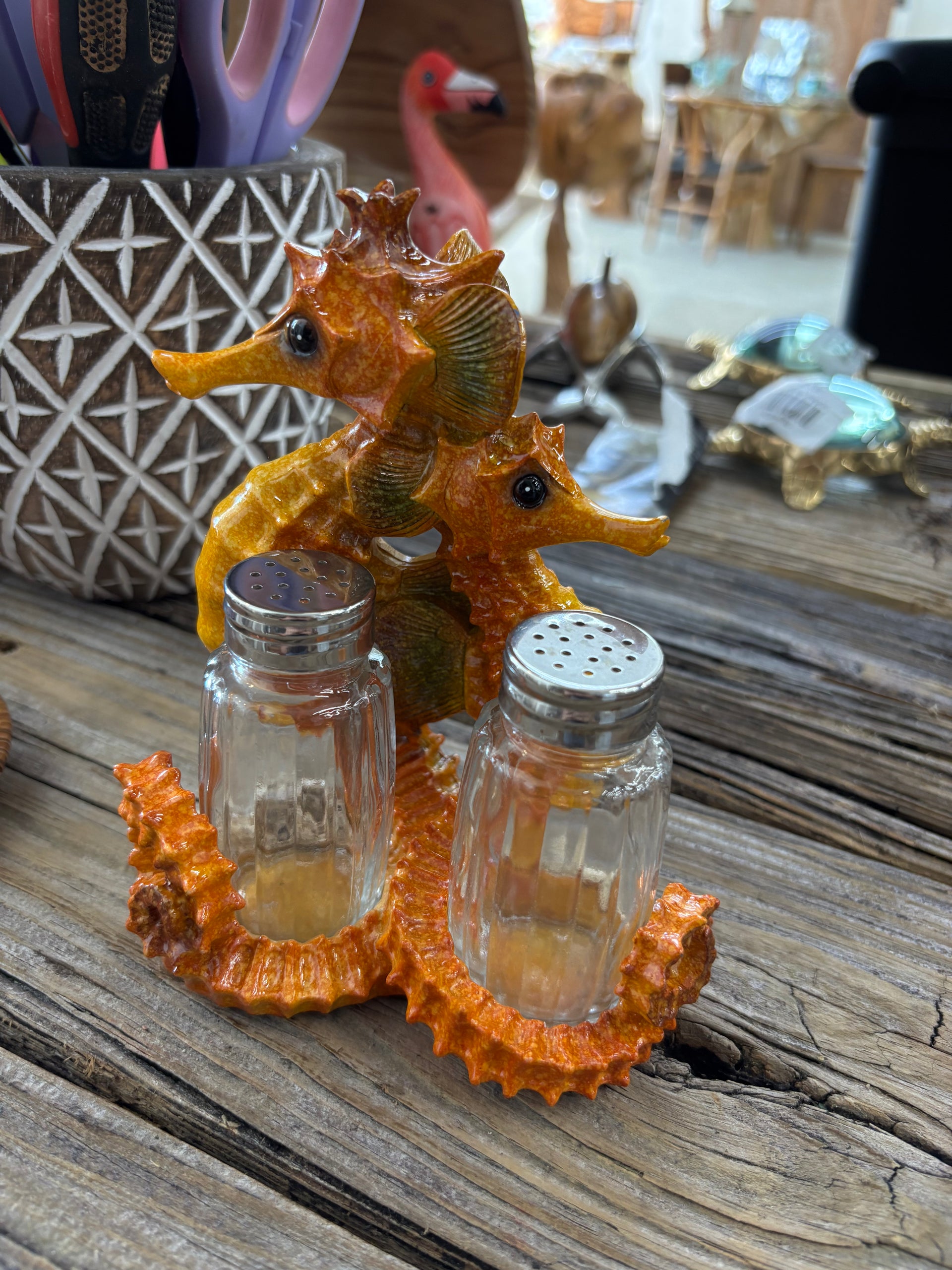 Sea Horse Salt & Pepper Shaker Etsy