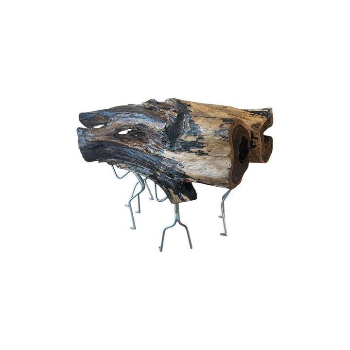 Teak Erosion Side Table Anteak