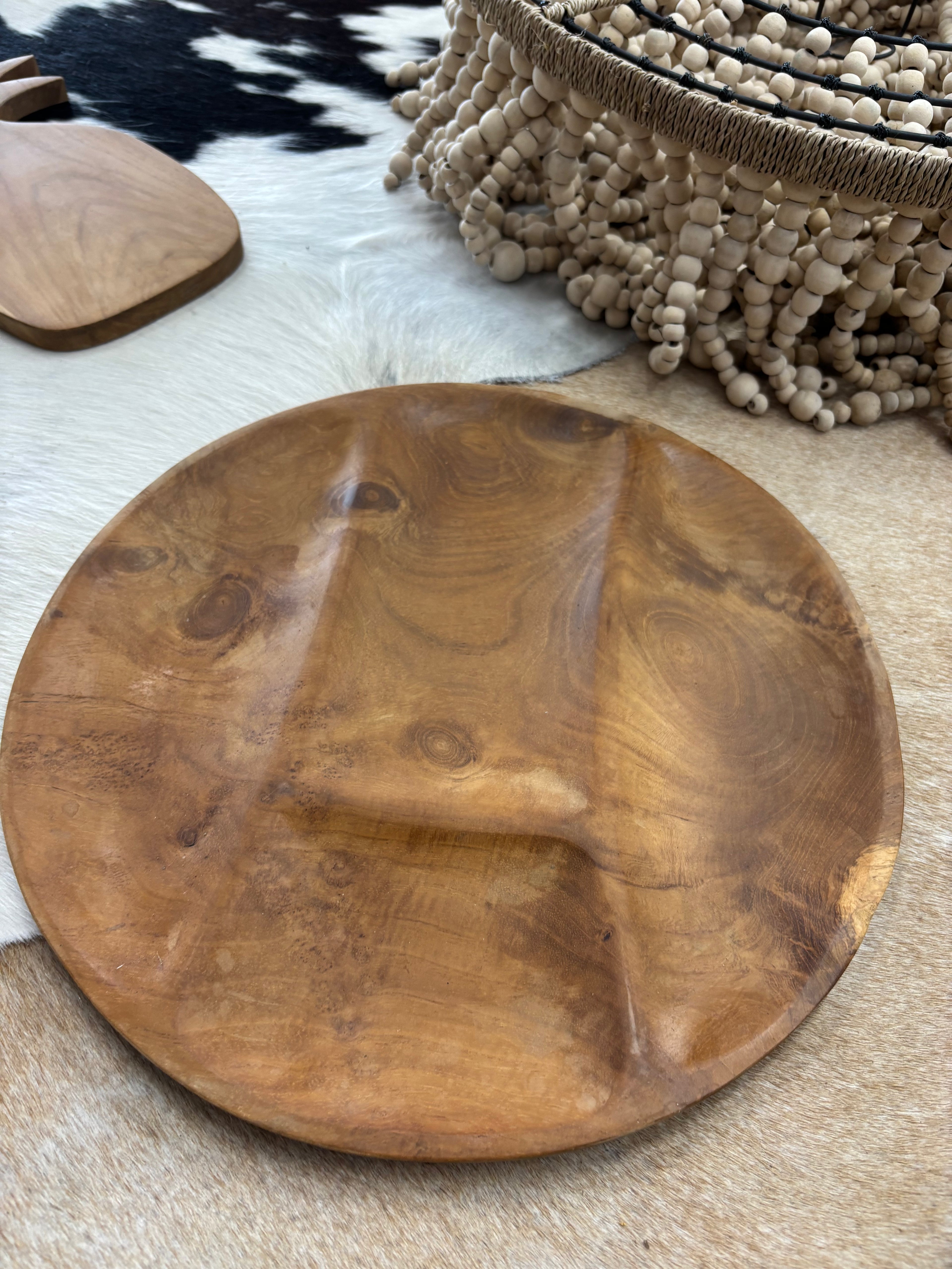 Wood Snack Tray Broward Design Center