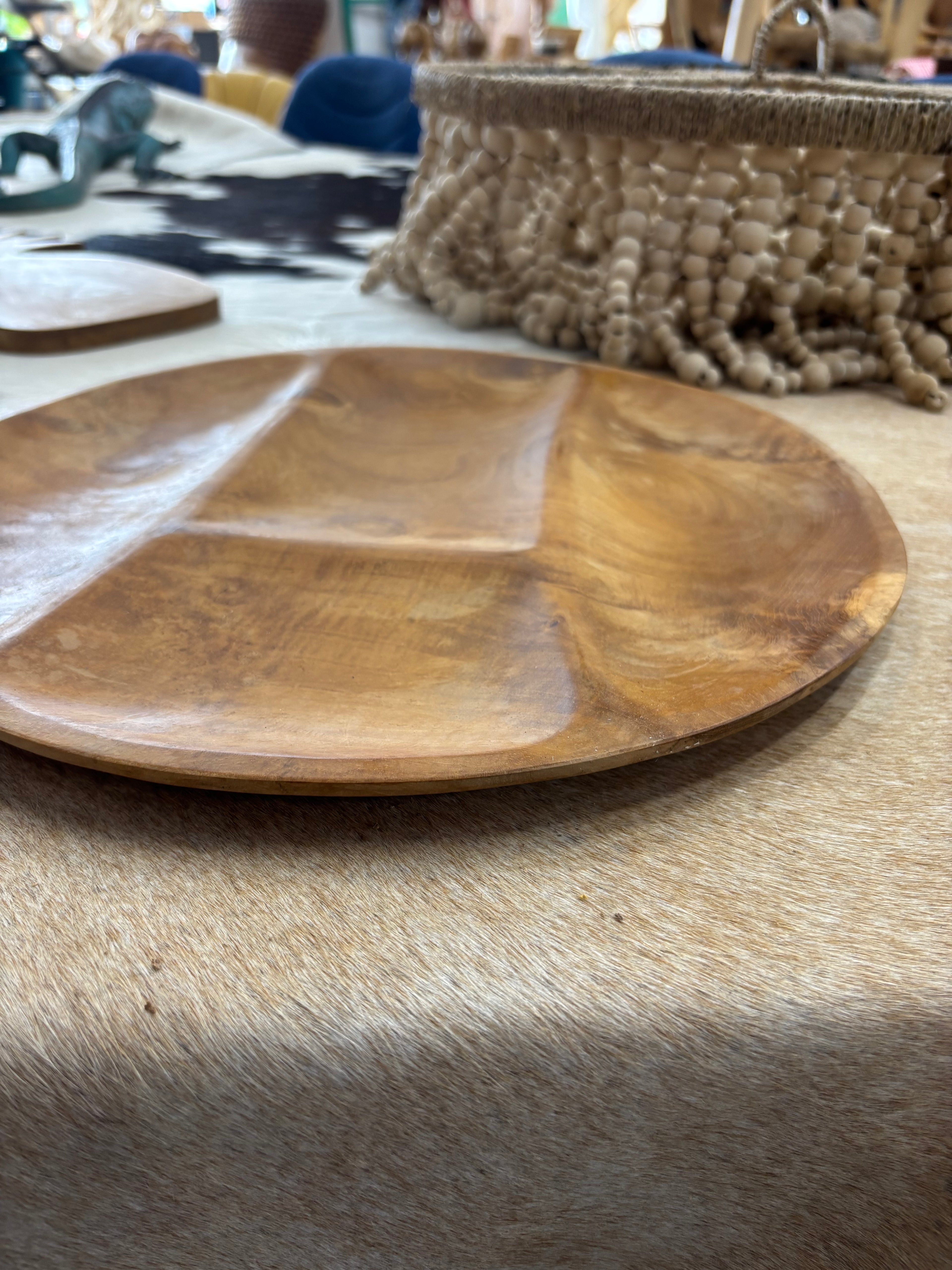 Wood Snack Tray Broward Design Center