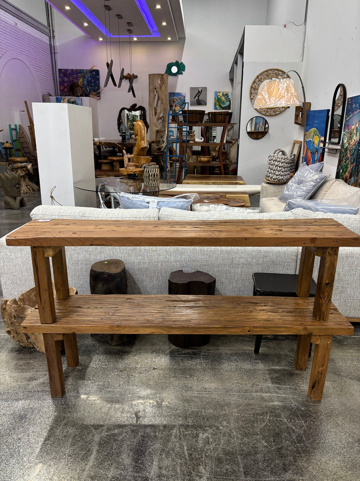 Teak Bench The Broward Design Center