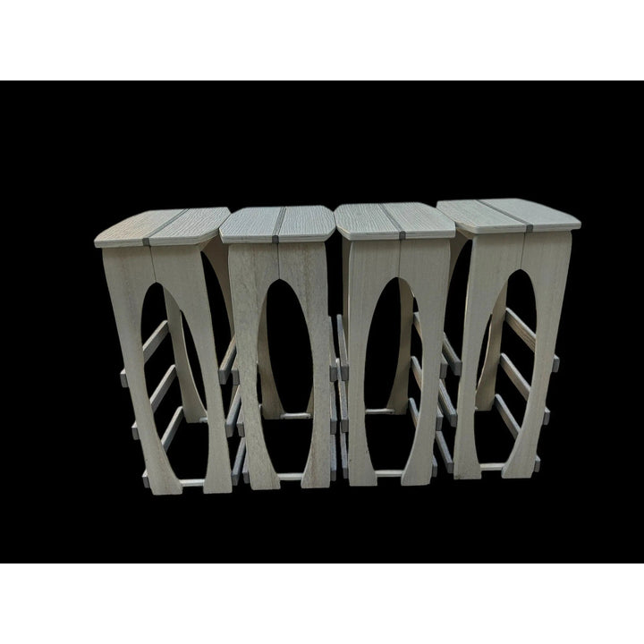Surf Board Table Set with 6 Chairs Broward Design Center