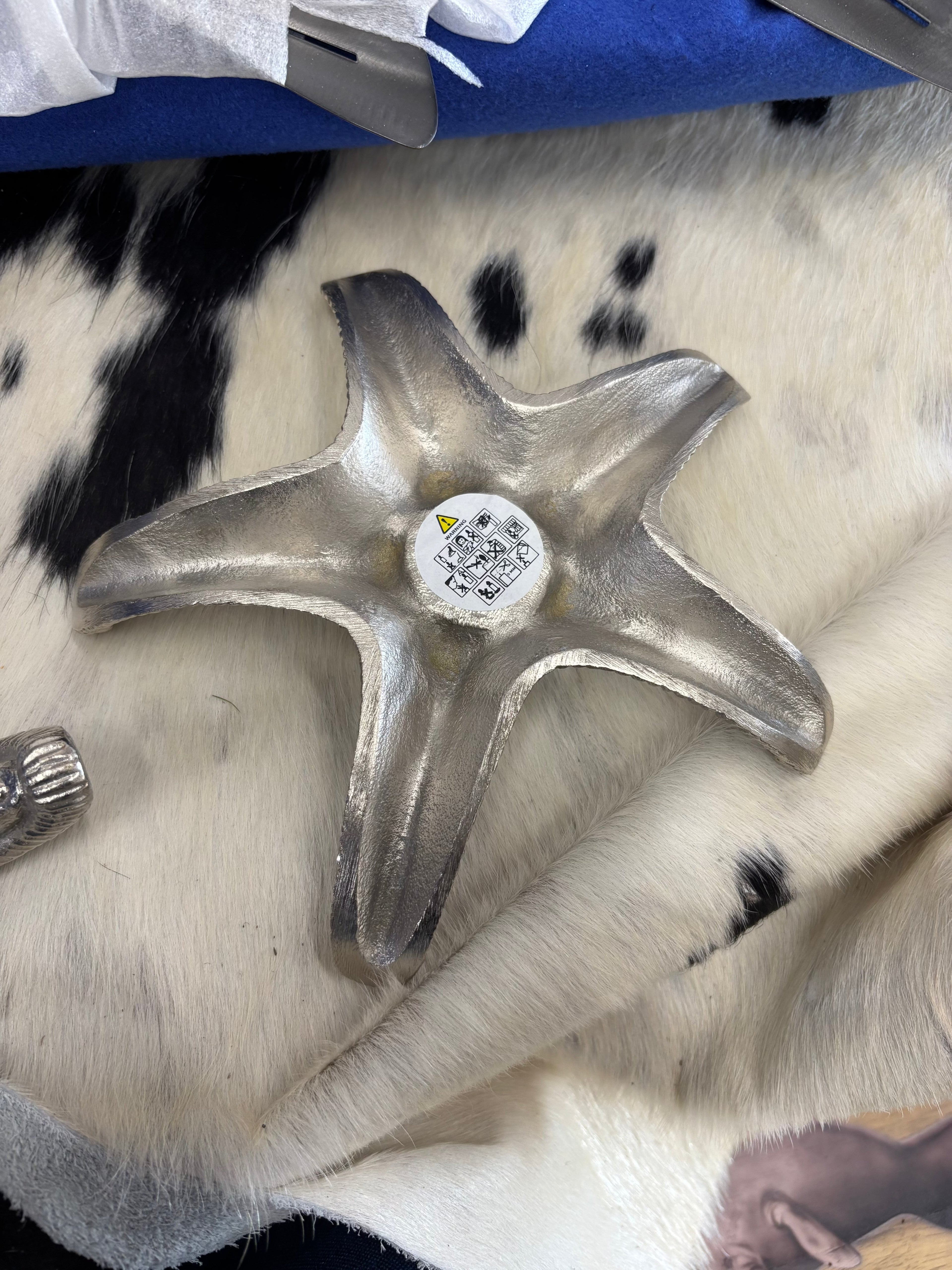 Metal 9” Starfish Tealight Holder The Broward Design Center