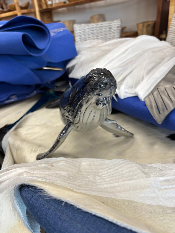 Blue whale glass The Broward Design Center