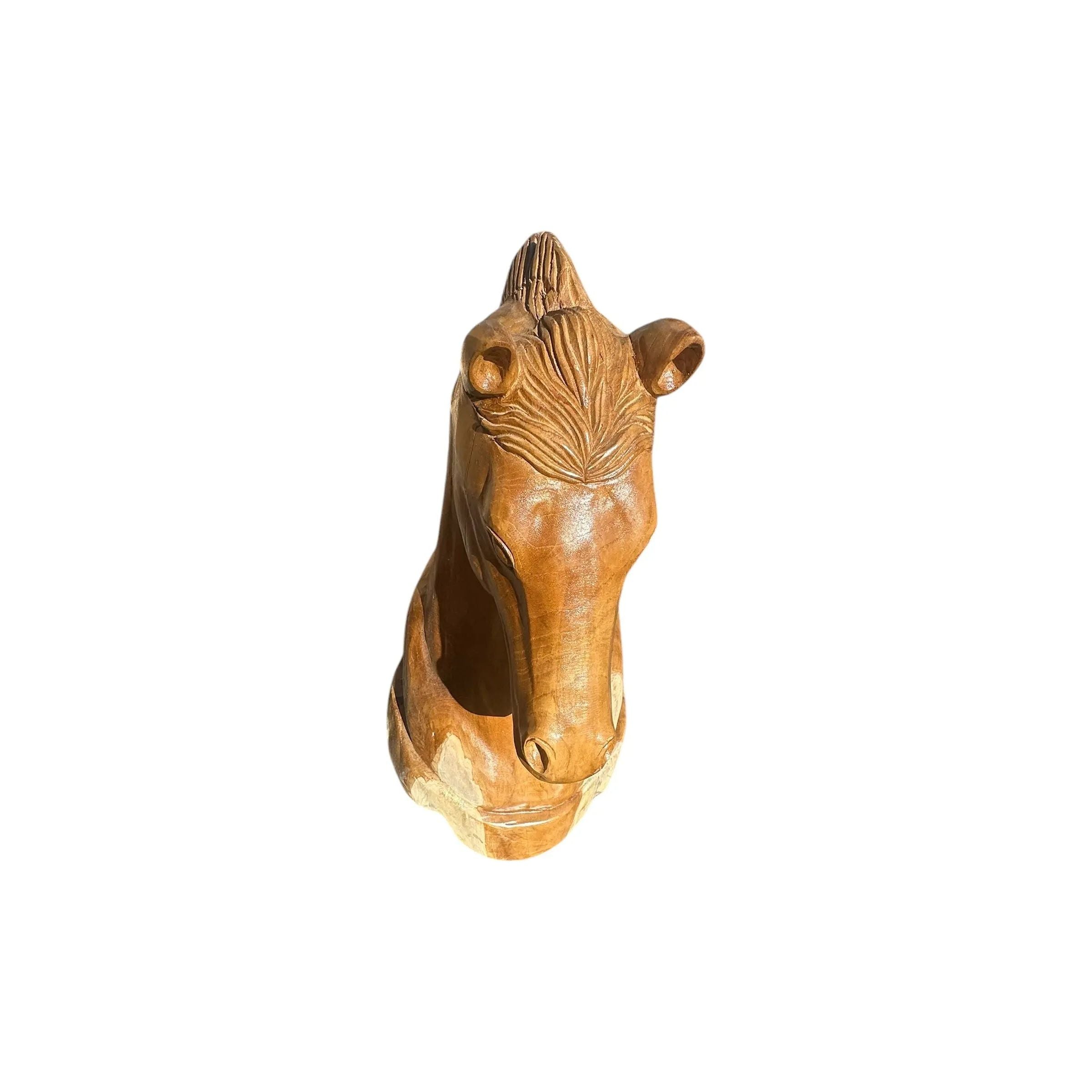 Teak Horse Head 24” Anteak