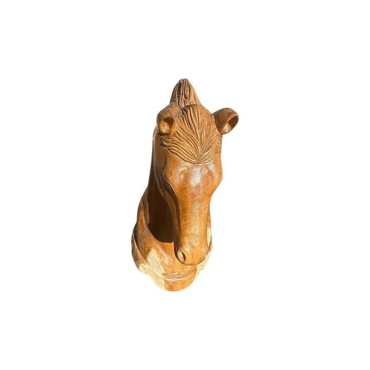 Teak Horse Head 24” Anteak