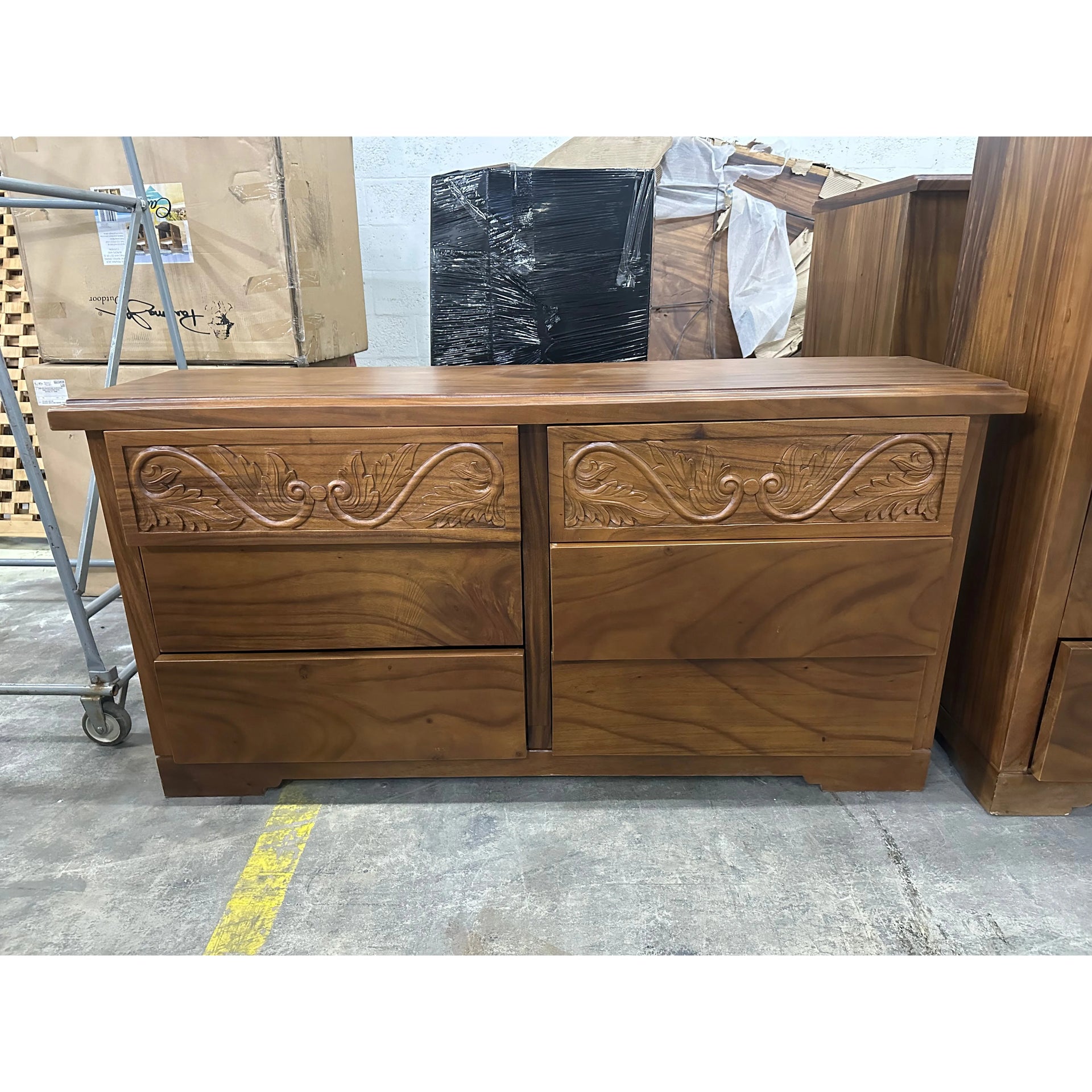 Balinese Carved Dresser The Broward Design Center