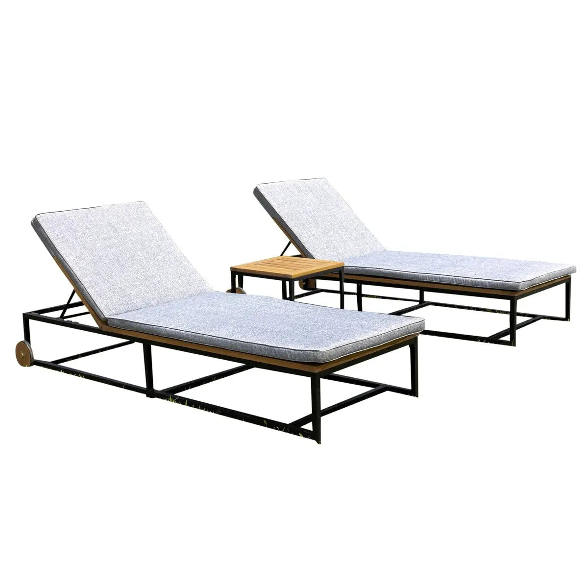 Panama Jack Lakewood 3-Piece Chaise Lounge Set Pelican reef