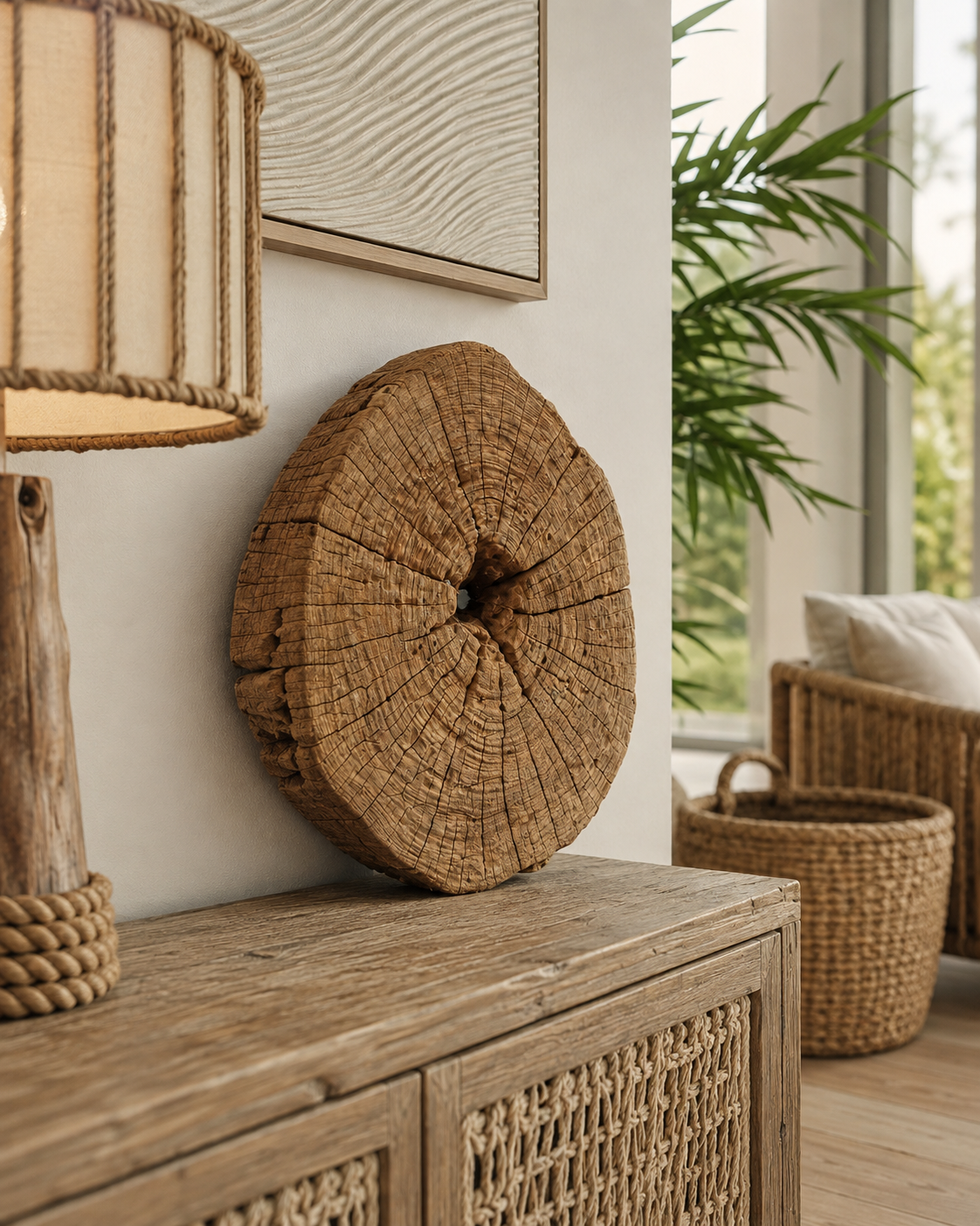 Rustic Teak Wall Art