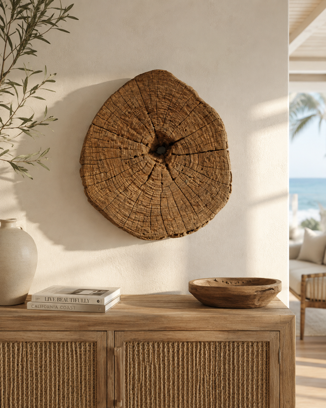 Rustic Teak Wall Art