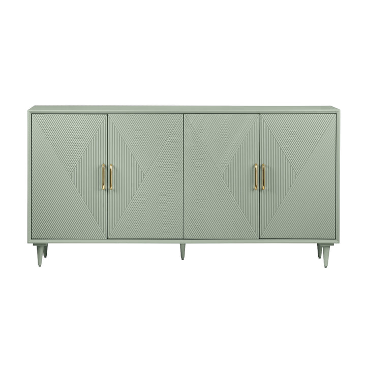 Arvada Four-Door Sideboard (Sage Green) Broward Design Center