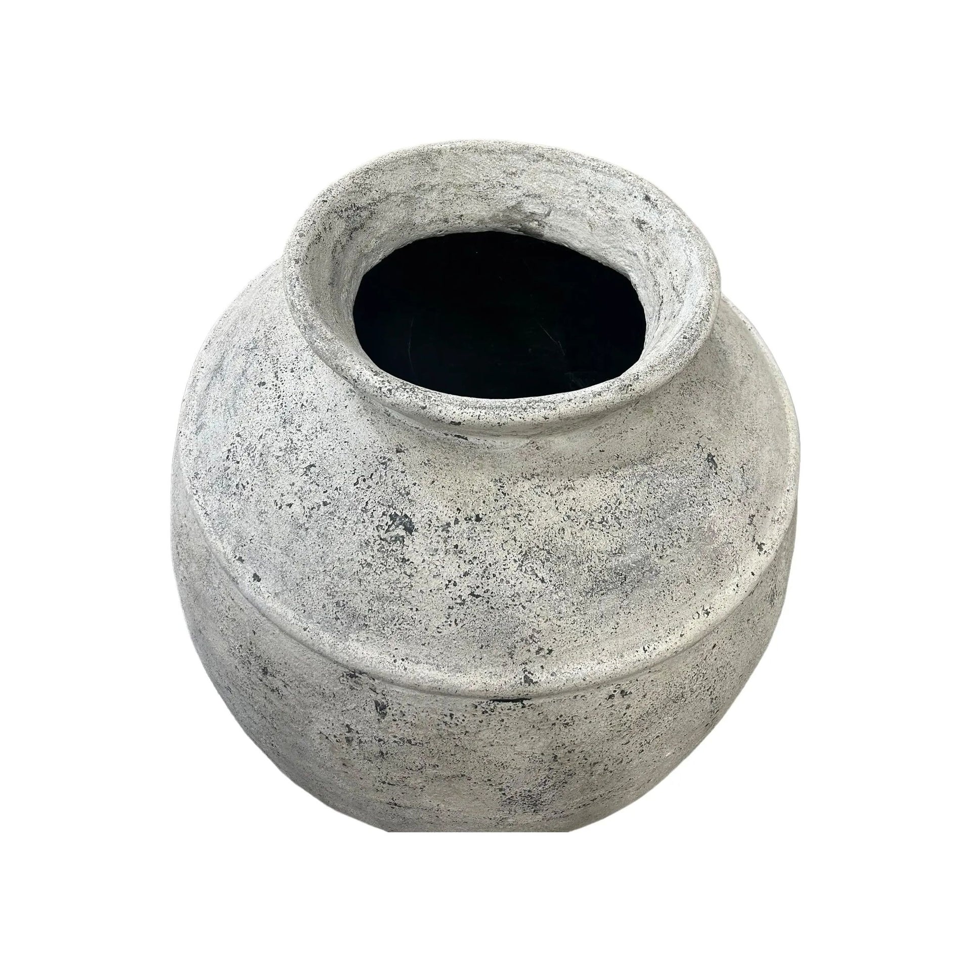 Large White Pot - Broward Design Center